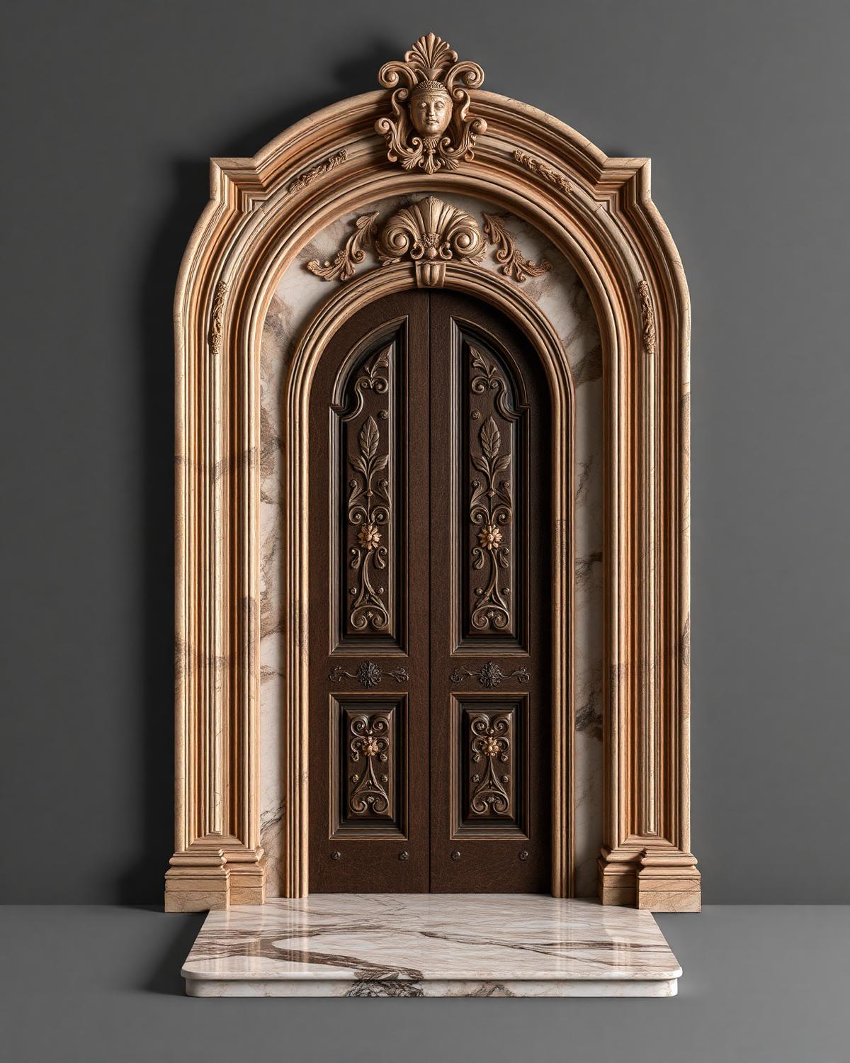 Custom Stone Doors